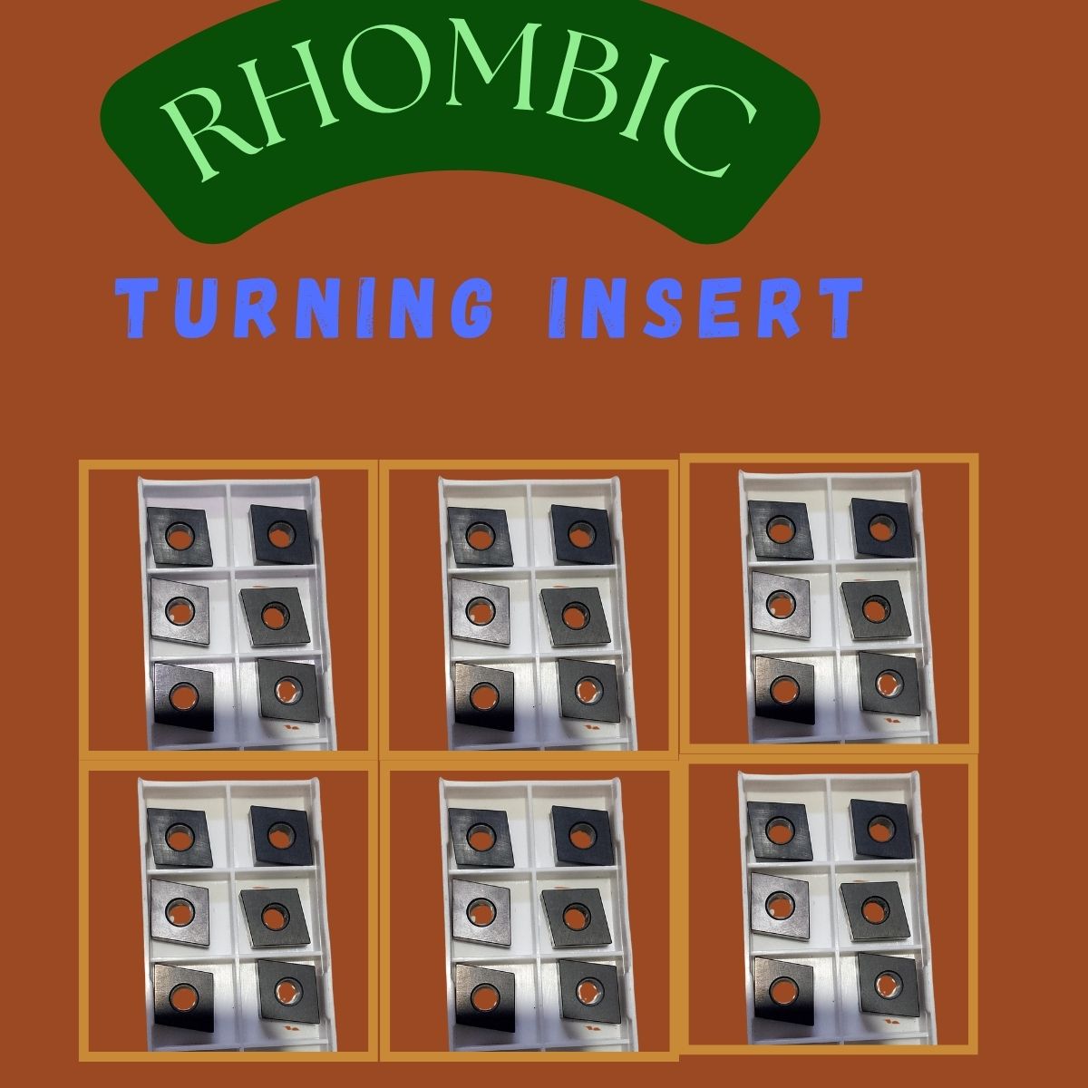 RHOMBIC TURNING INSERT