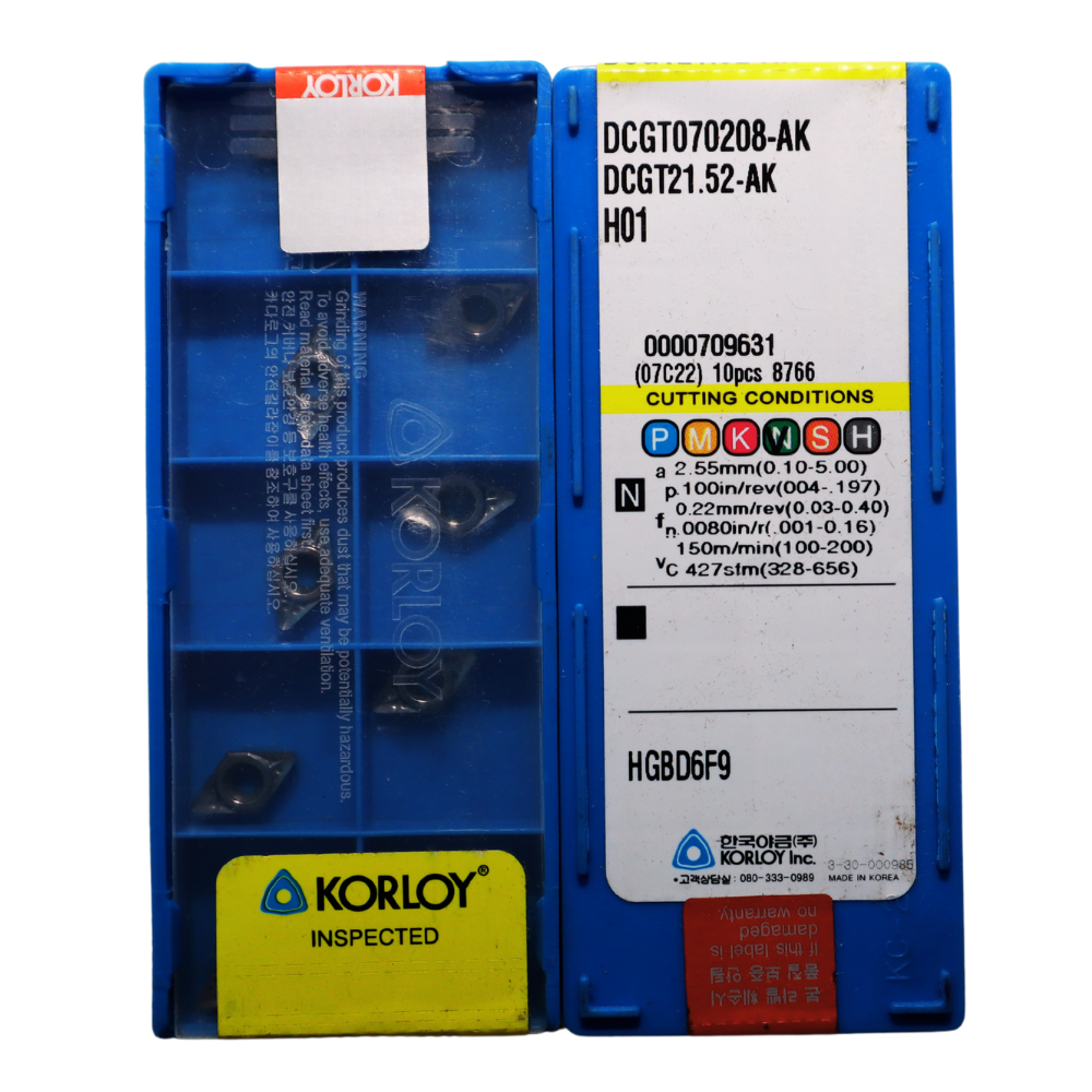 DCGT070208-AK H01 TURNING INSERT
