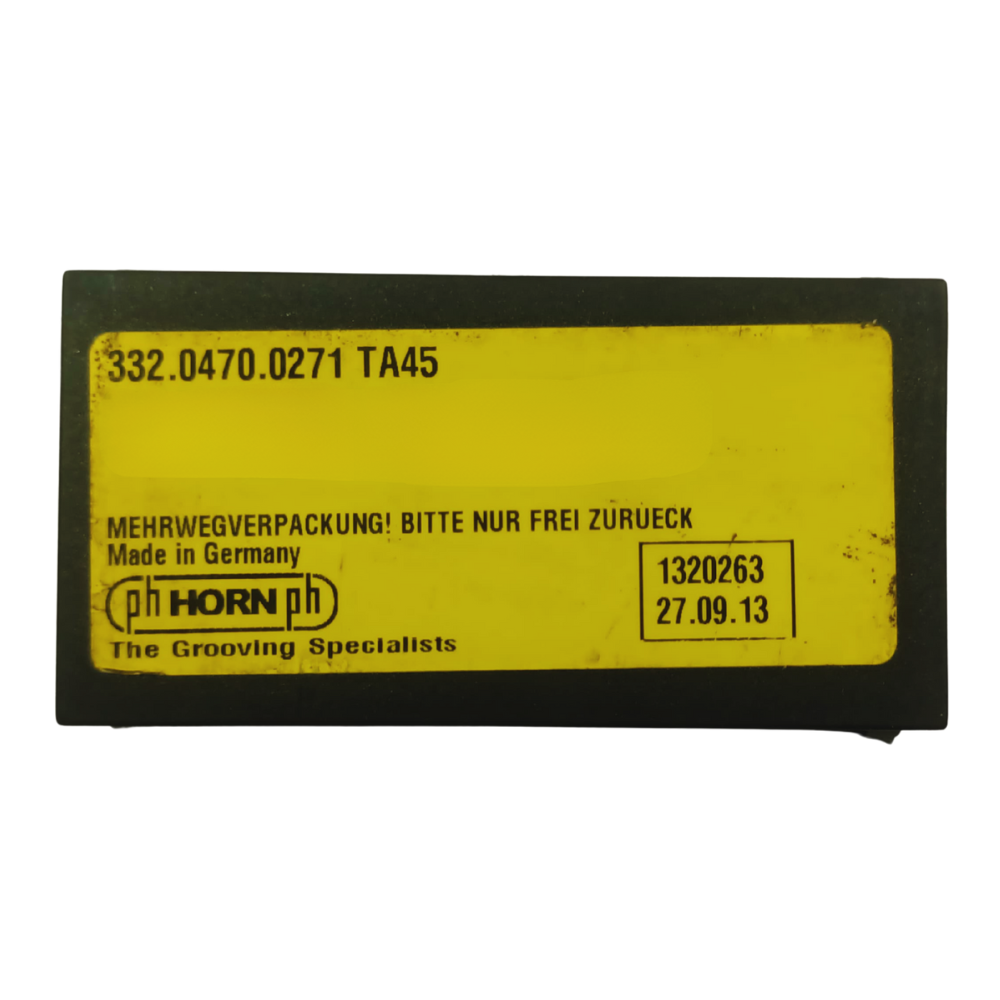 332.0470.0271 TA45 HORN MODULER GROOVE HEAD INSERT