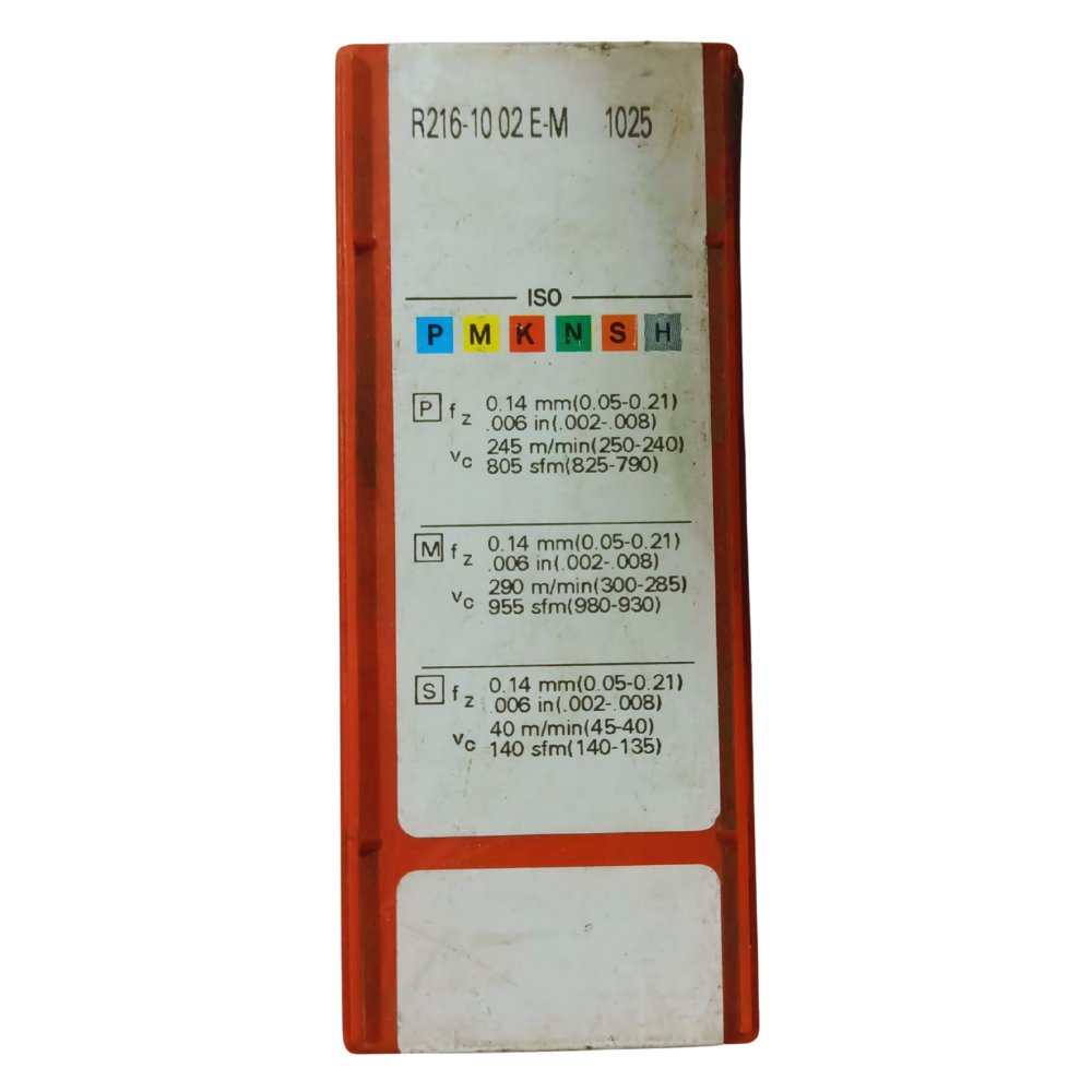 R216-1002E-M 1025 SANDVIK BALLNOSE MILLING INSERT